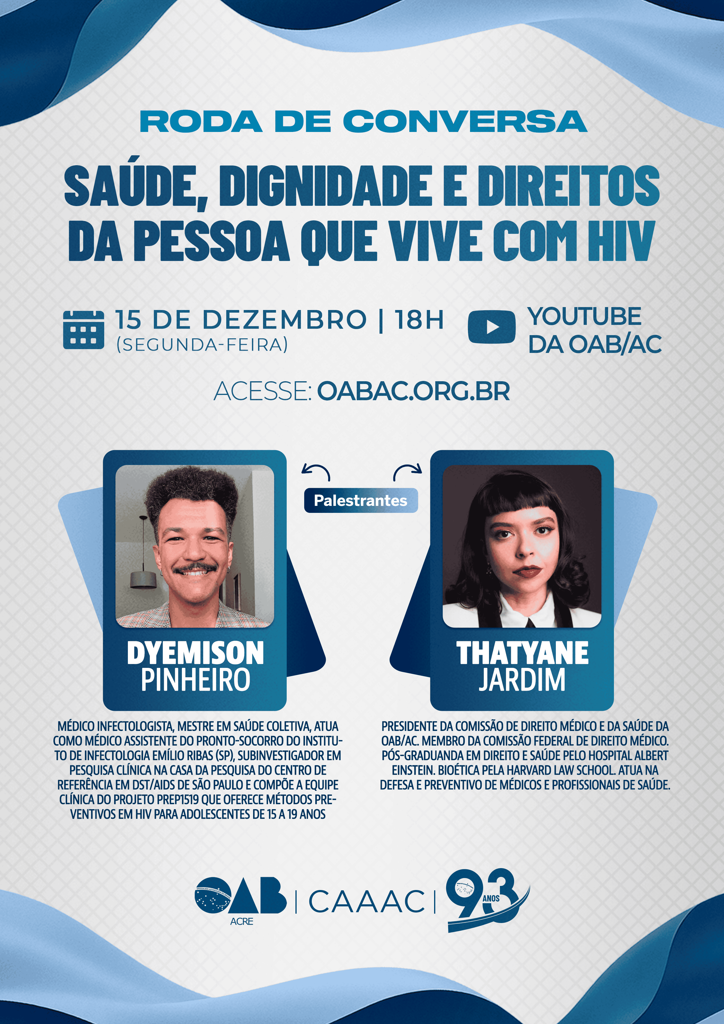 Roda de Conversa: Saúde, Dignidade e Direitos da Pessoa que Vive com HIV